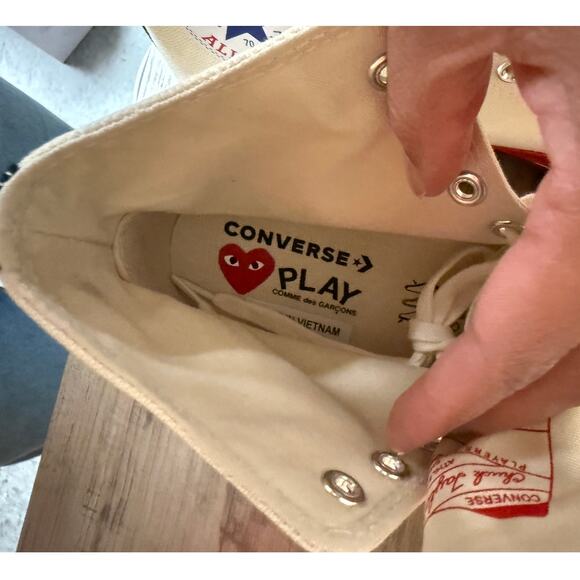 Converse x PLAY Comme des Garçons Chuck 70 A01794C - Unisex Women’s 9 / Men’s 7 - Picture 10 of 13
